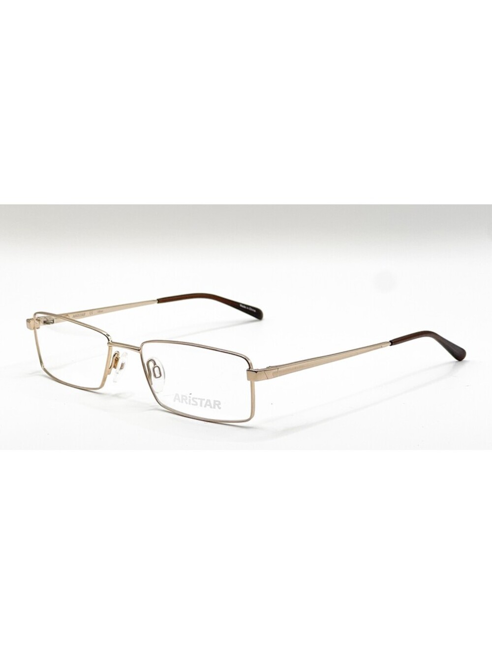 Aristar AR6769 501 Gold Full Rim Authentic Eyeglass Frames 53-18-140 - Picture 1 of 5